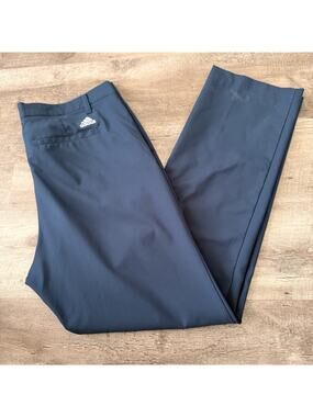 ADIDAS Ultimate 365 Golf Pants 36x32 Mens Blue Flat Front Stretch HA9138
